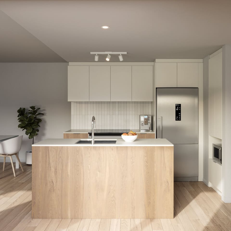 Cuisine — Maison de ville, 1200, Rue des Moqueurs, app. D, Maizerets