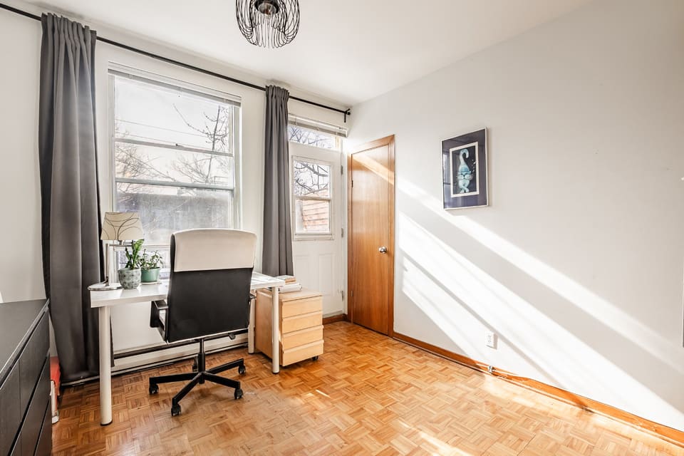 Chambre à coucher — Quintuplex, 5343-5349, Rue Fabre, Le Plateau-Mont-Royal