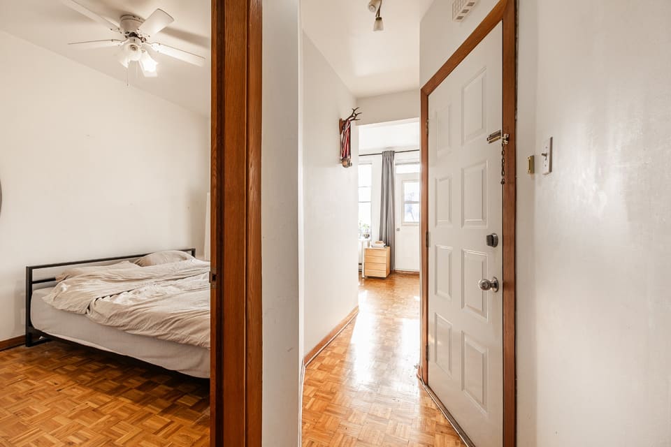 Chambre à coucher — Quintuplex, 5343-5349, Rue Fabre, Le Plateau-Mont-Royal