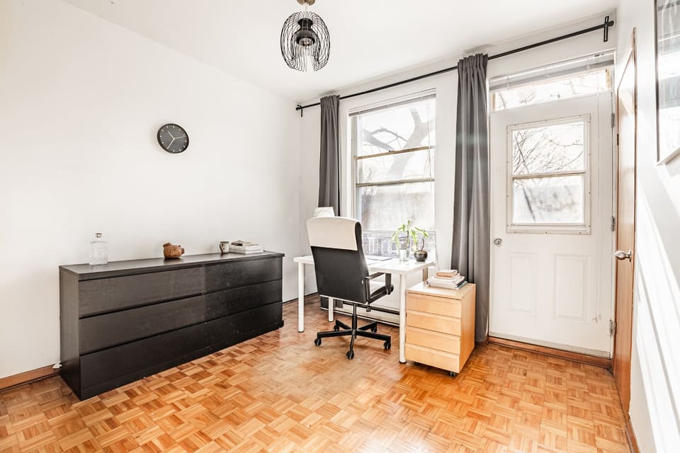 Chambre à coucher — Quintuplex, 5343-5349, Rue Fabre, Le Plateau-Mont-Royal
