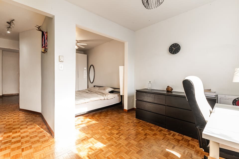 Chambre à coucher — Quintuplex, 5343-5349, Rue Fabre, Le Plateau-Mont-Royal