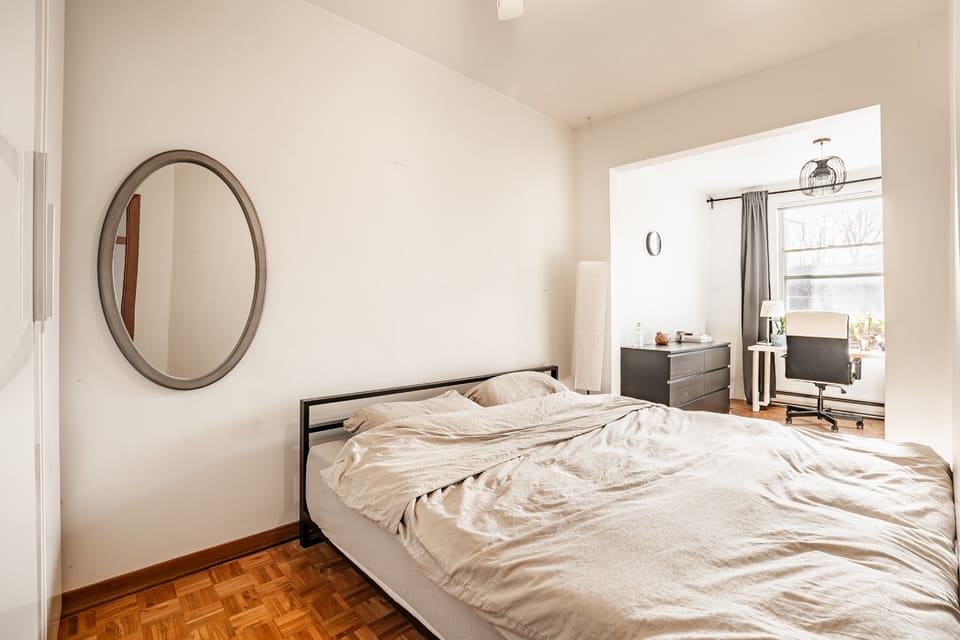 Chambre à coucher — Quintuplex, 5343-5349, Rue Fabre, Le Plateau-Mont-Royal