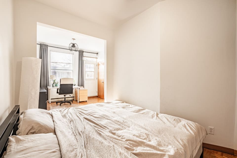 Chambre à coucher — Quintuplex, 5343-5349, Rue Fabre, Le Plateau-Mont-Royal