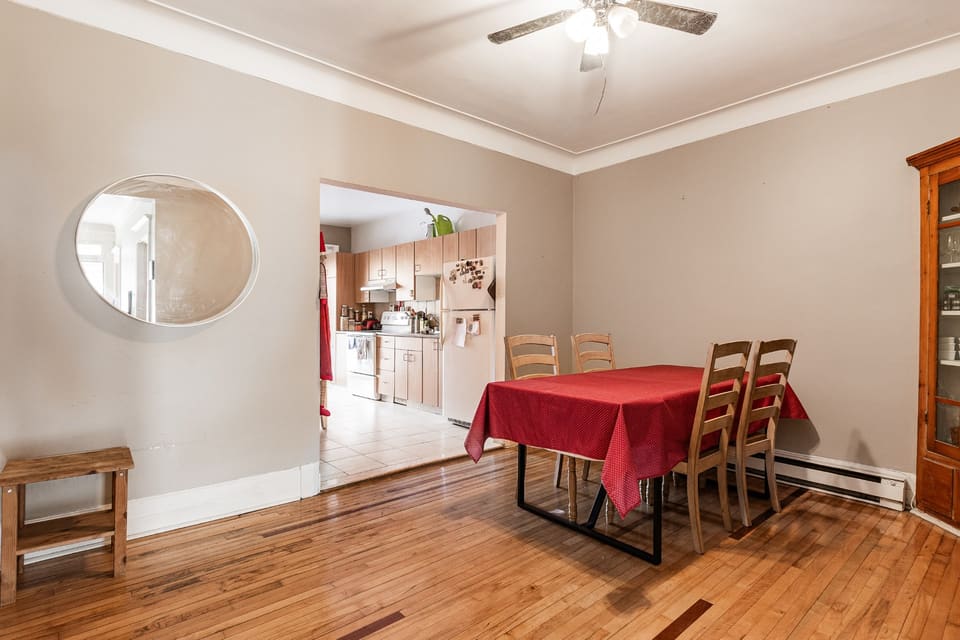 Salle à manger — Quintuplex, 5343-5349, Rue Fabre, Le Plateau-Mont-Royal