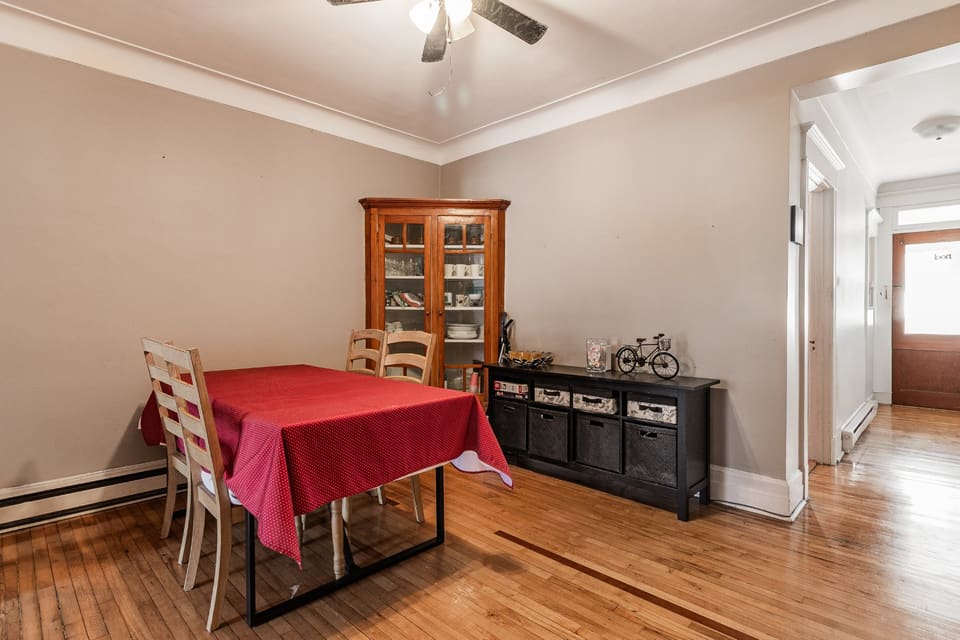 Salle à manger — Quintuplex, 5343-5349, Rue Fabre, Le Plateau-Mont-Royal