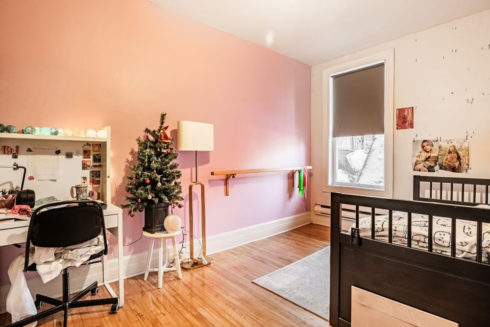 Chambre à coucher — Quintuplex, 5343-5349, Rue Fabre, Le Plateau-Mont-Royal